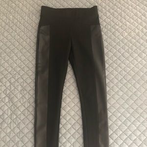 Black leather pants